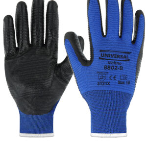 Universal 8906DC Çift Kaplı Mavi Nitril Eldiven